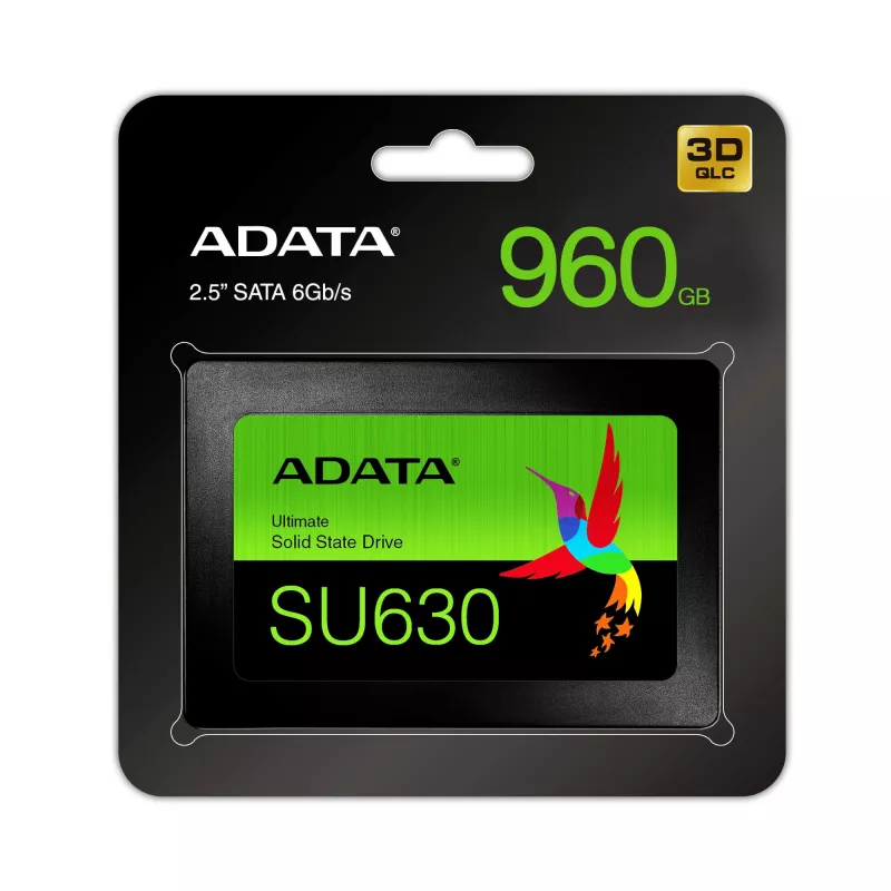 ADATA ULTIMATE SU630 960 GB 2,5 colio Serial ATA 3D2 QLC