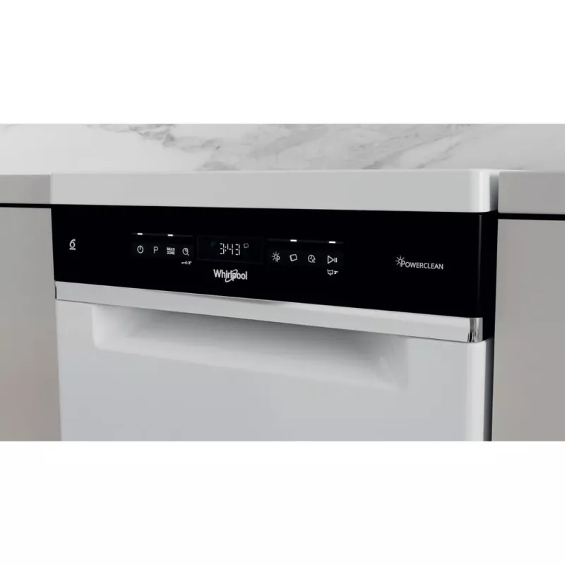Whirlpool WSFO 3O23 PF atskirai stovinti 10 stalčių komplektų