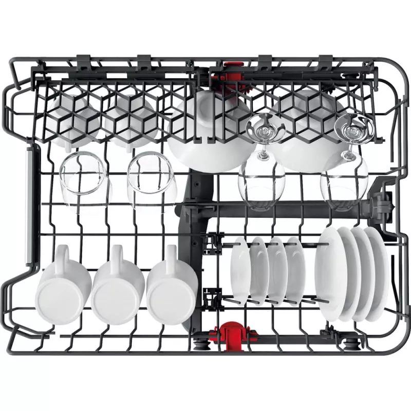 Whirlpool WSFO 3O23 PF atskirai stovinti 10 stalčių komplektų