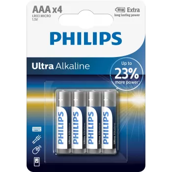 Vienkartinė baterija Philips LR03E4B/10