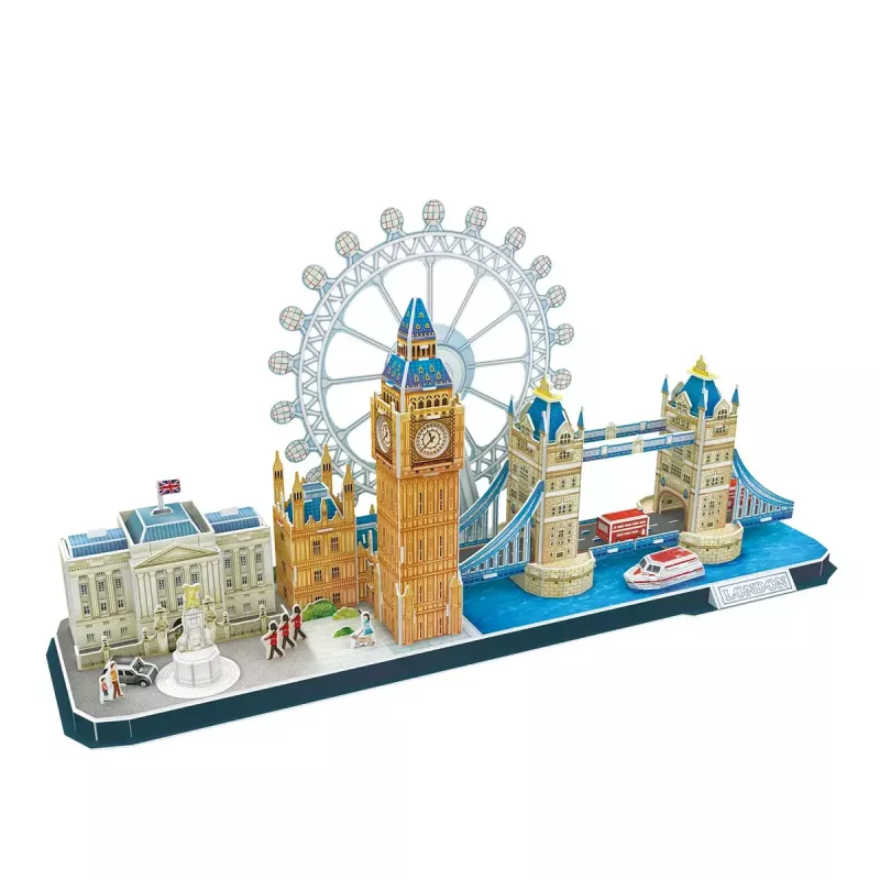 3D dėlionė CubicFun 3D dėlionė City Line Londonas