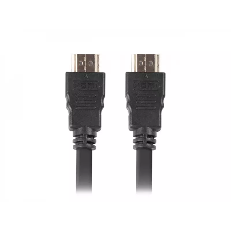 HDMI laidas LANBERG CA-HDMI-10CC-0150-BK — 15 m, HDMI Type A vyriškas–vyriškas, juodas, HDMI 1.4b