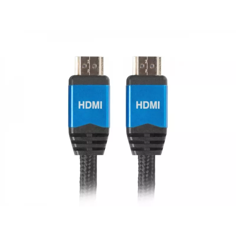 HDMI laidas LANBERG CA-HDMI-20CU-0018-BL 1,8 m, HDMI 2.0, 18 Gbit/s, 2160p, ARC, eternetas