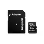 MicroSDXC atminties kortelė GOODRAM 64GB UHS-I Class 10 (U1), skaitymo greitis 100 MB/s, rašymo greitis 10 MB/s, su SD adapteriu, juoda