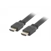 HDMI kabelis LANBERG CA-HDMI-21CU-0018-BK 1,8 m — HDMI 2.0, 18 Gbit/s, ARC, Ethernet, paauksuoti kontaktai
