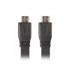 HDMI kabelis LANBERG CA-HDMI-21CU-0018-BK 1,8 m — HDMI 2.0, 18 Gbit/s, ARC, Ethernet, paauksuoti kontaktai