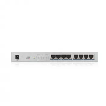 Zyxel GS1008HP nevaldomas Gigabit Ethernet (10/100/1000) maitinimas per Ethernet (PoE) pilka