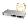 Zyxel GS1008HP nevaldomas Gigabit Ethernet (10/100/1000) maitinimas per Ethernet (PoE) pilka