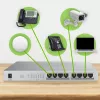 Zyxel GS1008HP nevaldomas Gigabit Ethernet (10/100/1000) maitinimas per Ethernet (PoE) pilka