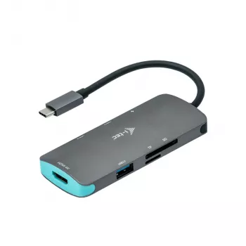 Doking stotis i-tec Metal USB-C Nano Dock 4K HDMI + Power Delivery 100 W