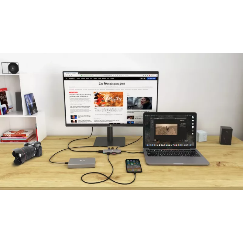 Doking stotis i-tec Metal USB-C Nano Dock 4K HDMI + Power Delivery 100 W