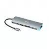Dokavimo stotelė i-tec Metal USB-C Nano Docking Station 4K HDMI LAN Power Delivery 100 W