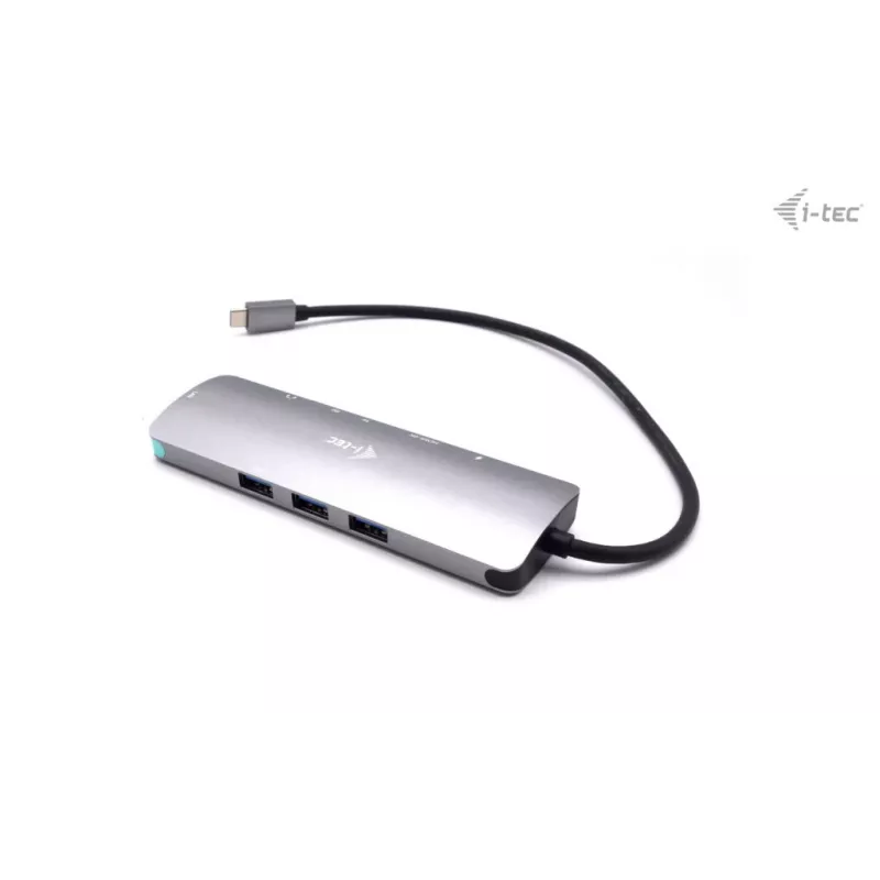 Dokavimo stotelė i-tec Metal USB-C Nano Docking Station 4K HDMI LAN Power Delivery 100 W