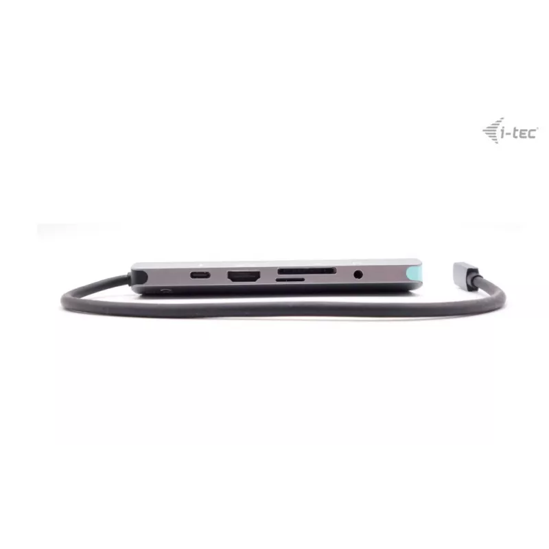 Dokavimo stotelė i-tec Metal USB-C Nano Docking Station 4K HDMI LAN Power Delivery 100 W