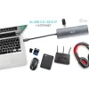 Dokavimo stotelė i-tec Metal USB-C Nano Docking Station 4K HDMI LAN Power Delivery 100 W