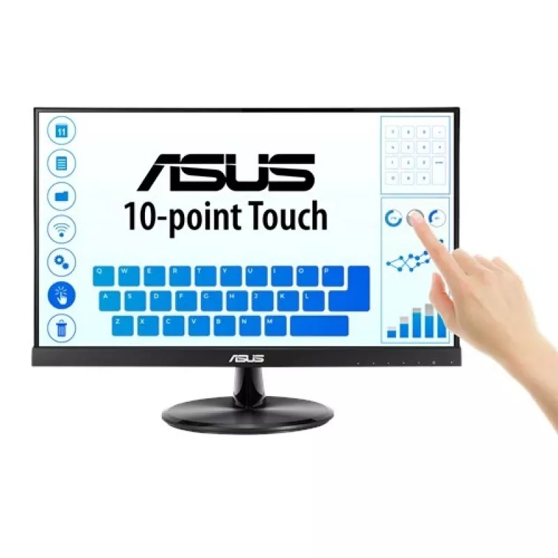 ASUS VT229H kompiuterio monitorius 54,6 cm (21,5 colio) 1920 x 1080 pikselių Full HD LED jutiklinis ekranas Juodas