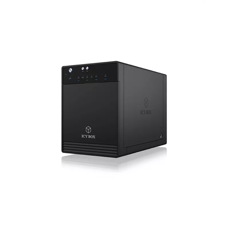 ICY BOX IB-3740-C31 HDD/SSD korpusas Juodas 2.5/3.5 colio