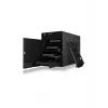 ICY BOX IB-3740-C31 HDD/SSD korpusas Juodas 2.5/3.5 colio