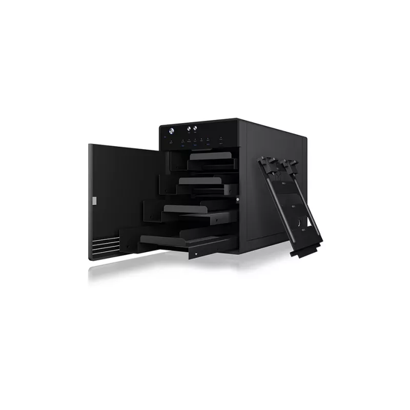 ICY BOX IB-3740-C31 HDD/SSD korpusas Juodas 2.5/3.5 colio