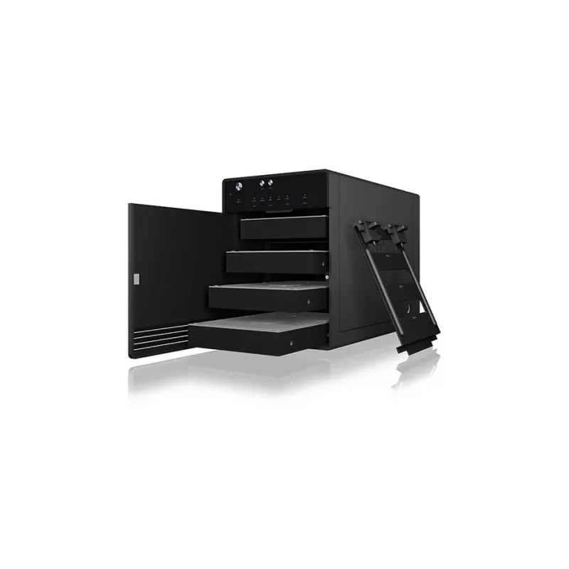 ICY BOX IB-3740-C31 HDD/SSD korpusas Juodas 2.5/3.5 colio