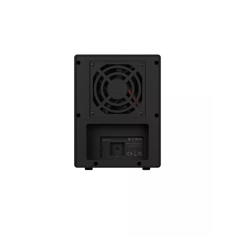 ICY BOX IB-3740-C31 HDD/SSD korpusas Juodas 2.5/3.5 colio