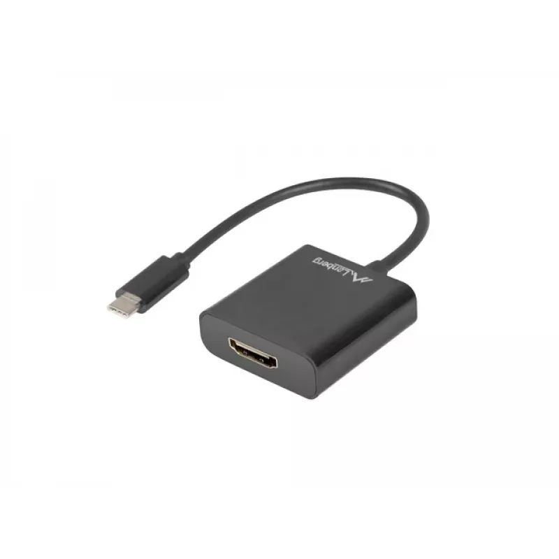 USB grafikos adapteris LANBERG AD-UC-HD-01, juodas, kištukiniai / lizdiniai kontaktai