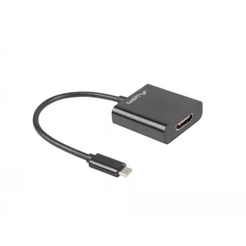 USB grafikos adapteris LANBERG AD-UC-HD-01, juodas, kištukiniai / lizdiniai kontaktai