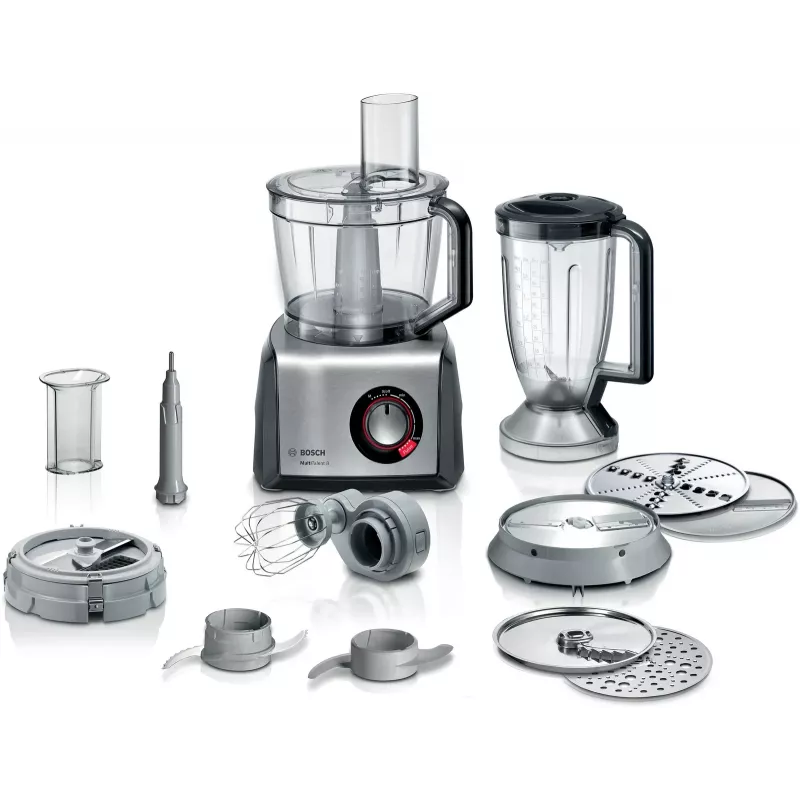 Bosch MC812M865 virtuvės kombainas 1250 W 3,9 L juoda, nerūdijančio plieno