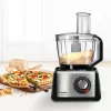 Bosch MC812M865 virtuvės kombainas 1250 W 3,9 L juoda, nerūdijančio plieno
