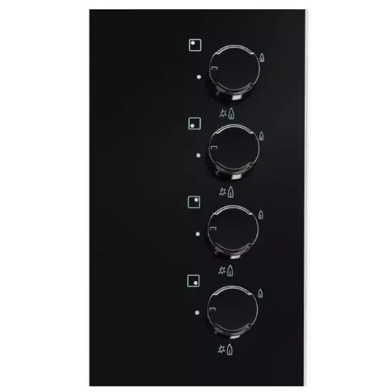 Electrolux EGG6407K Juoda įmontuojama 59 cm dujinė 4 zonų