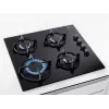 Electrolux EGG6407K Juoda įmontuojama 59 cm dujinė 4 zonų