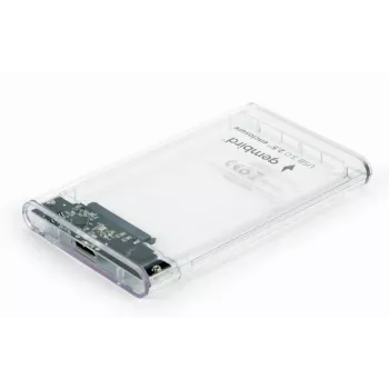 GEMBIRD USB 3.0 2,5 col. SATA HDD dėklas 9,5 mm diskui, permatomas plastikas