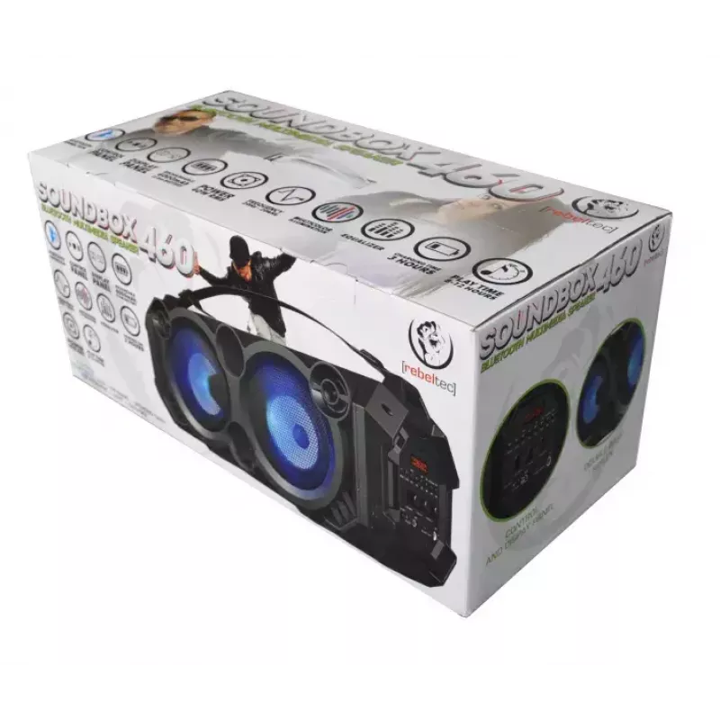 Bluetooth garsiakalbis SoundBox 460, juodas