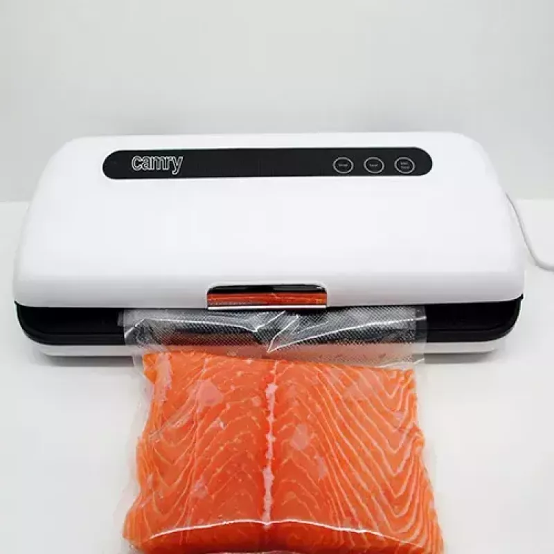 Vakuuminis sandariklis Adler CR 4470 (baltas) — 110 W, jutiklinis valdymas, laido laikymas, komplekte 5 vakuuminiai maišeliai