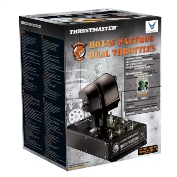 Thrustmaster HOTAS Warthog dvigubi droseliai, juodi, USB, skrydžio simuliatorius, PC