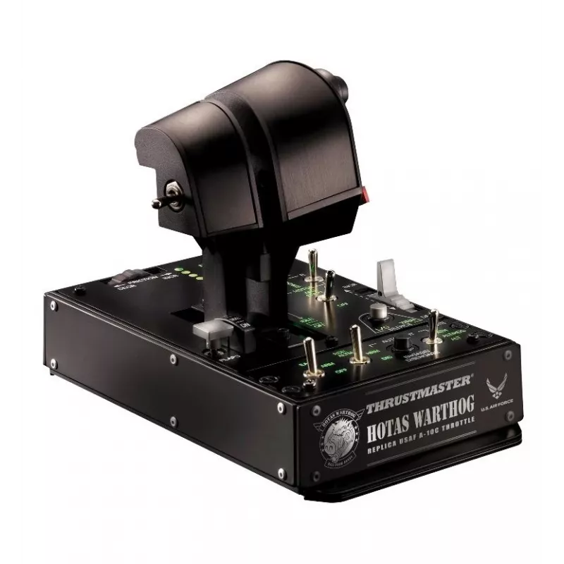 Thrustmaster HOTAS Warthog dvigubi droseliai, juodi, USB, skrydžio simuliatorius, PC