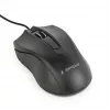Laidinė abiem rankoms tinkama optinė pelė Gembird MUS-3B-01 — USB Type-A, 1000 DPI, 3 mygtukai, juoda