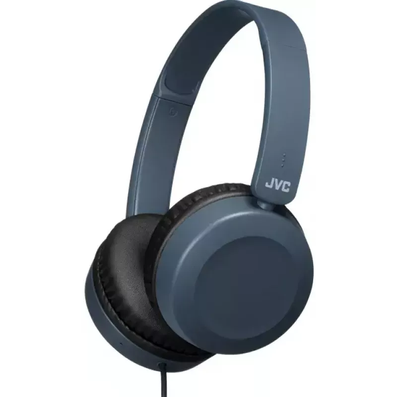 Ausinės JVC Powerful Sound laidinės ant ausų mėlynos