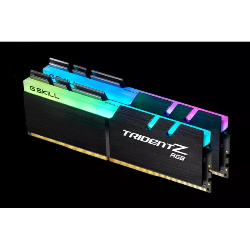 DIMM 16 GB DDR4-3600 (2x 8 GB) Dual-Kit, Arbeitsspeicher schwarz, F4-3600C18D-16GTZRX, Trident Z RGB, INTEL XMP