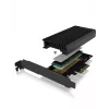 ICY BOX IB-PCI214M2-HSL sąsajos kortelės / adapteris Vidinis M.2