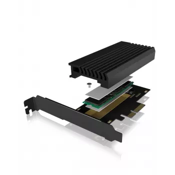 ICY BOX IB-PCI214M2-HSL sąsajos kortelės / adapteris Vidinis M.2