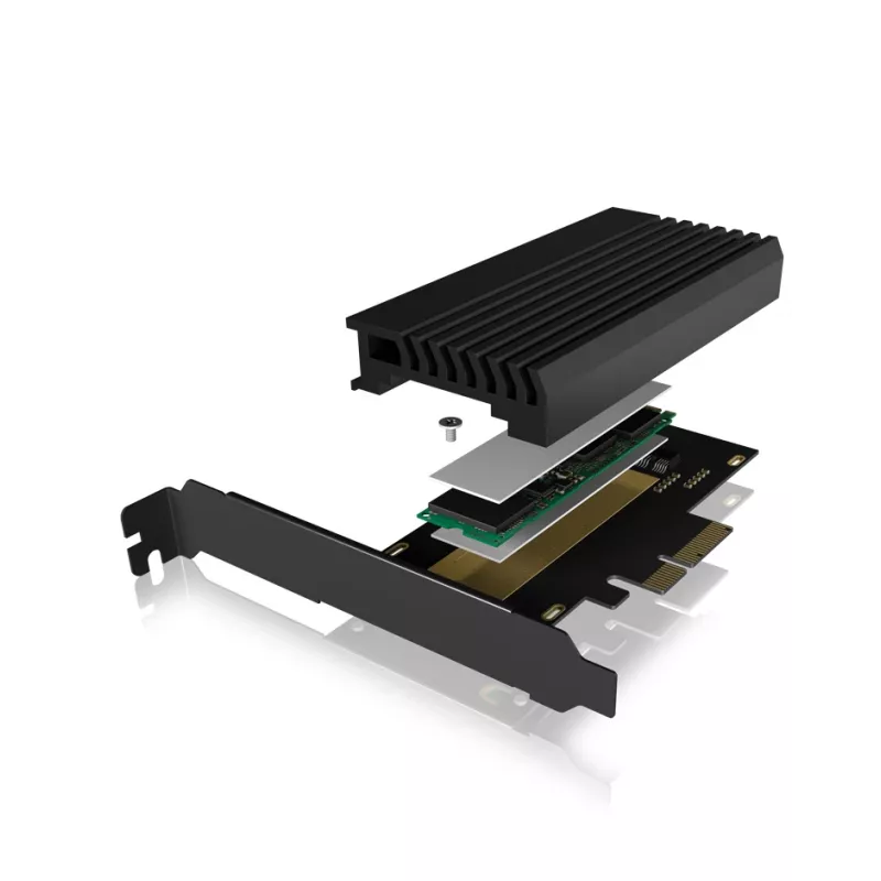 ICY BOX IB-PCI214M2-HSL sąsajos kortelės / adapteris Vidinis M.2