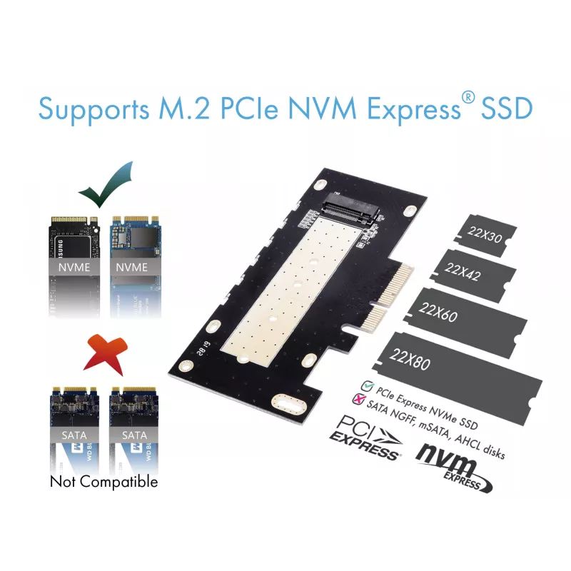 ICY BOX IB-PCI214M2-HSL sąsajos kortelės / adapteris Vidinis M.2