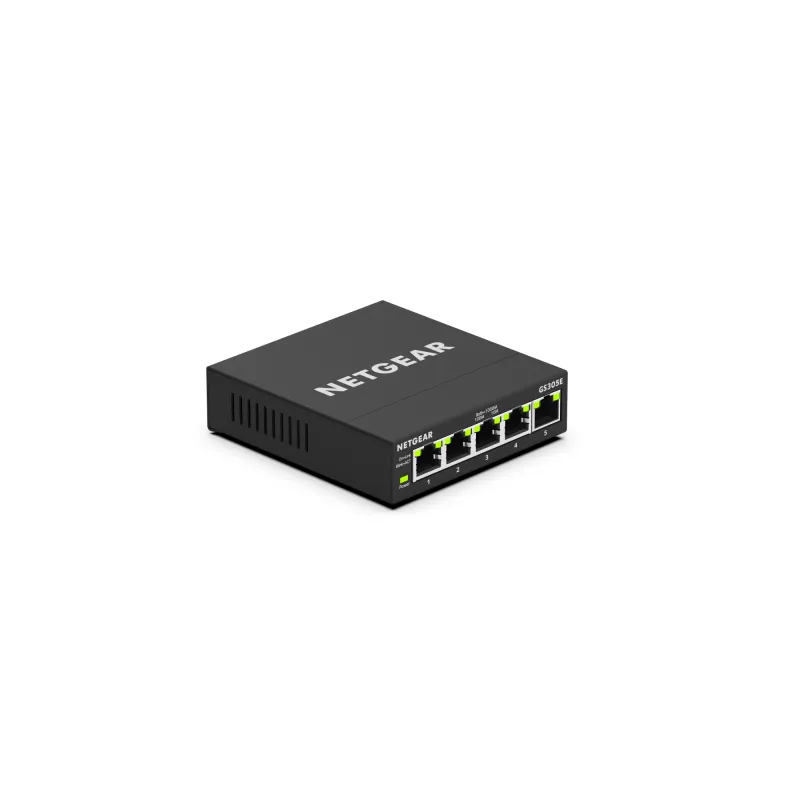 NETGEAR GS305E valdomas Gigabit Ethernet (10/100/1000) juodas