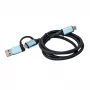 USB-C laidas su USB-C prie USB-C ir integruotu USB 3.0 adapteriu i-tec C31USBCACBL