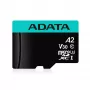 MicroSDXC atminties kortelė ADATA 128 GB UHS‑I Premier Pro V30 U3 Class 10, 100/80 MB/s, atspari vandeniui, su SD adapteriu
