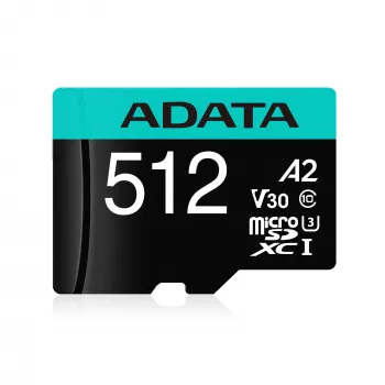 Flash atmintinė ADATA 512 GB MicroSDXC Class 10 Premier Pro