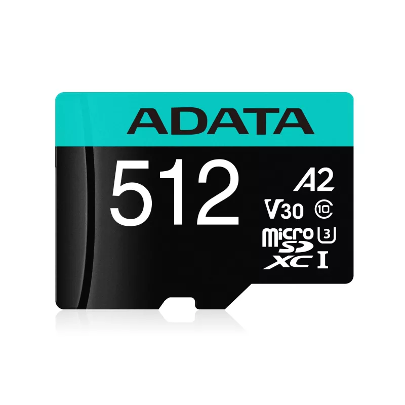 Flash atmintinė ADATA 512 GB MicroSDXC Class 10 Premier Pro