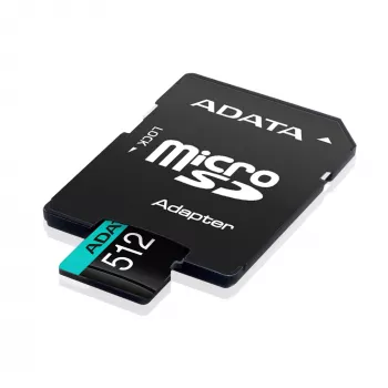 Flash atmintinė ADATA 512 GB MicroSDXC Class 10 Premier Pro
