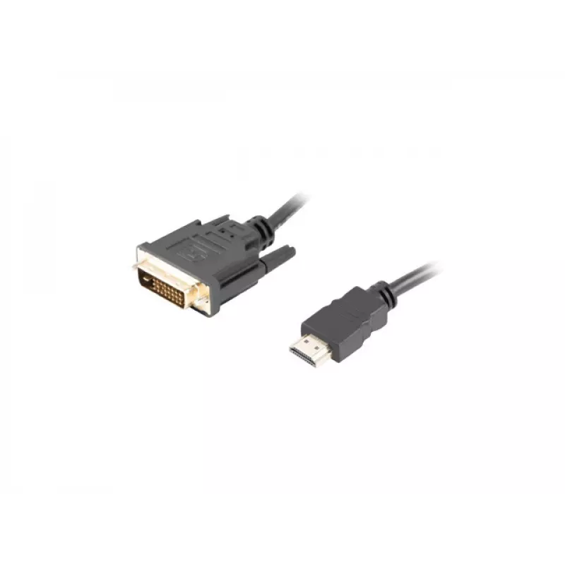 LANBERG Hdmi(m)->DVI-d(m)(24+1) kabelis Dual Link With Gold-plated 4k Jungtys - 1.8m Juoda